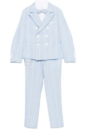 COLORICHIARI Set de tres trajes a rayas