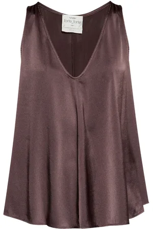 FORTE FORTE Blusa con cuello en V