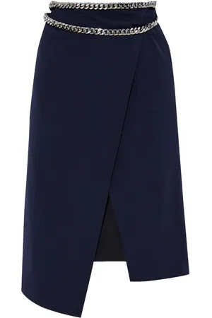 Stella McCartney Falda con detalle de cadena