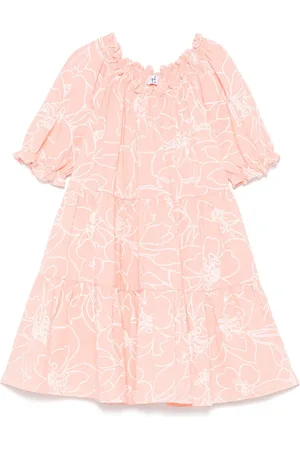 Il gufo Vestido con motivo floral