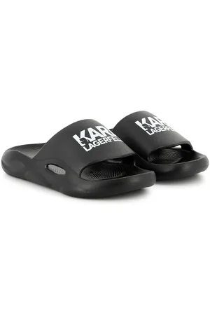Karl Lagerfeld Chanclas con logo estampado