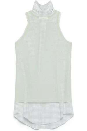 Maison Margiela Camisa sin mangas a cuadros
