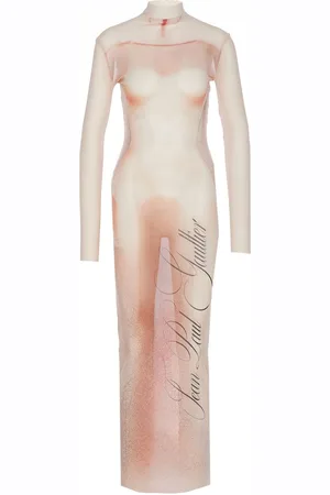 Jean Paul Gaultier Vestido largo de malla
