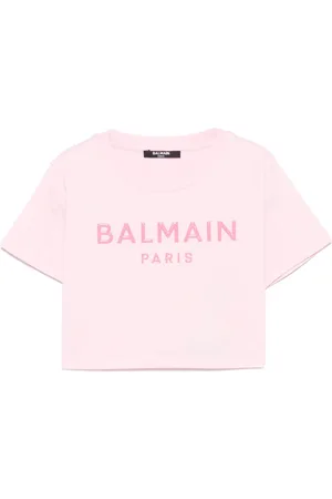 Balmain Camiseta con aplique del logo