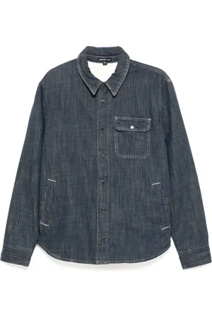 James Perse Sobrecamisa vaquera con pelo