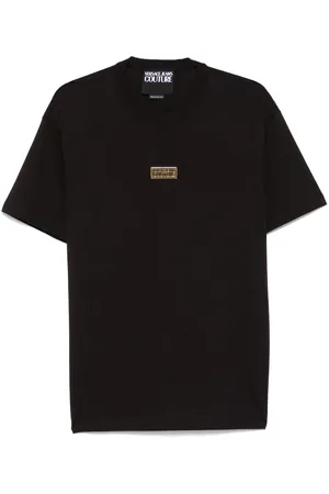 VERSACE Camiseta con placa del logo