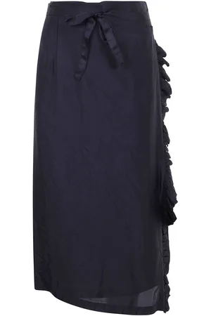 Aspesi Falda con detalle de volantes