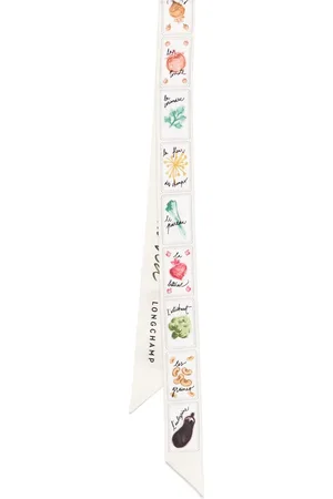 Longchamp Diadema con estampado gráfico