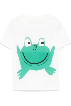 Stella McCartney Camiseta con rana estampada