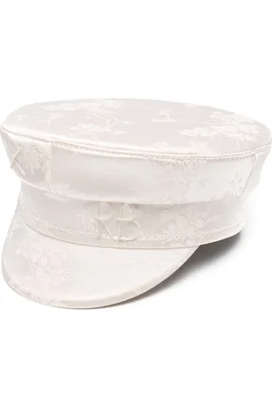 Ruslan Baginskiy Gorra con motivo floral en jacquard