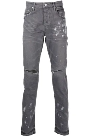 Purple Brand Vaqueros slim con efecto desgastado