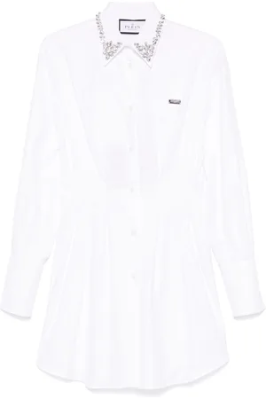 Philipp Plein Vestido camisero corto