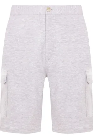 Brunello Cucinelli Bermudas cargo con efecto de mezcla