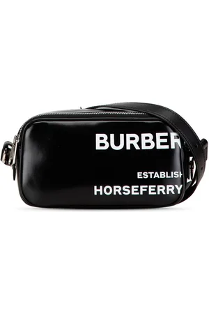 Burberry Bandolera Horseferry Camera Bag micro de lona revestida 2018-2024