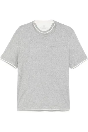 Brunello Cucinelli Camiseta con efecto melange