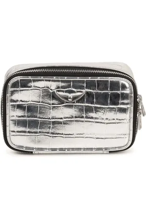 Zadig & Voltaire Bolso de hombro con efecto de piel de cocodrilo