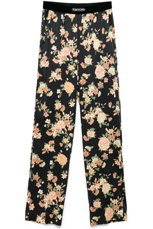 Tom Ford Pantalones de pijama con estampado floral