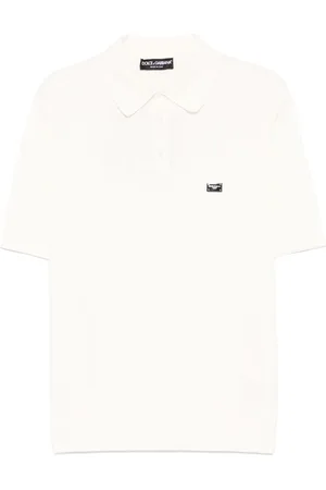 Dolce & Gabbana Polo con placa del logo