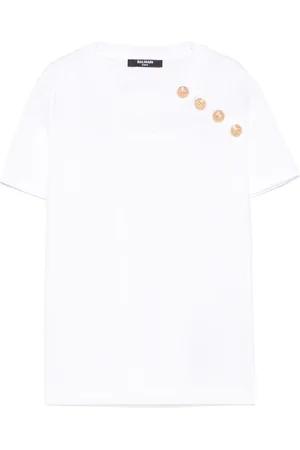 Balmain Camiseta con logo estampado