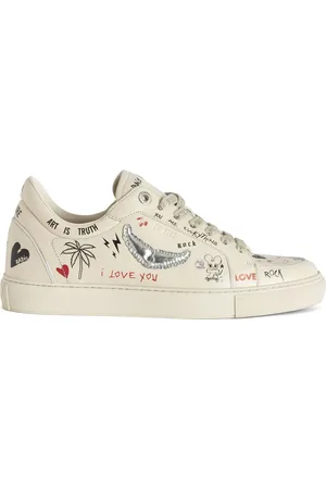Zadig & Voltaire Zapatillas Fly On Love Tag
