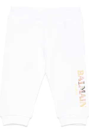 Balmain Pantalones de chándal con logo bordado