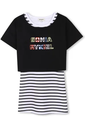 Sonia Rykiel Enfant Vestido corto a rayas