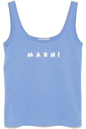 Marni Top con logo estampado