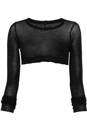 Rick Owens Camiseta corta de manga larga