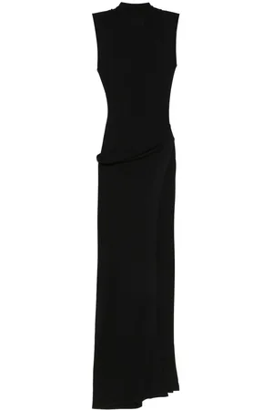 AYA MUSE Vestido midi con detalle de pañuelo