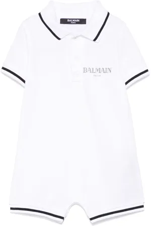 Balmain Pelele con logo estampado