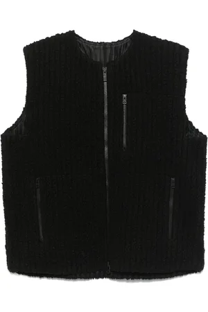 Issey Miyake Chaleco con pliegues de tejido polar