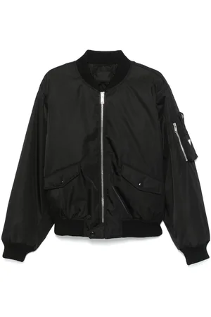 Prada Chaqueta bómber con logo triangular