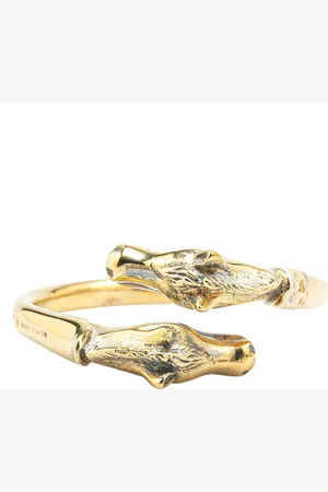Hermès Pulsera Cheval Double Horse Bangle bañada en oro 2000-2020