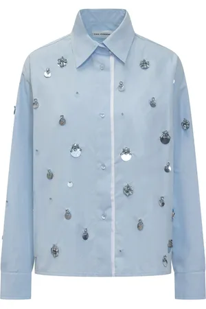 Des Phemmes Camisa con detalles de cristales