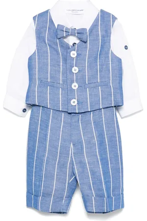 COLORICHIARI Set de pantalones a rayas