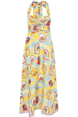 ALÉMAIS Vestido midi Emilio