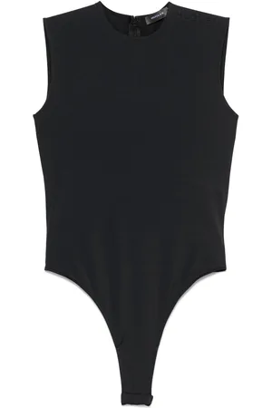 MUGLER Body sin mangas con logo en relieve