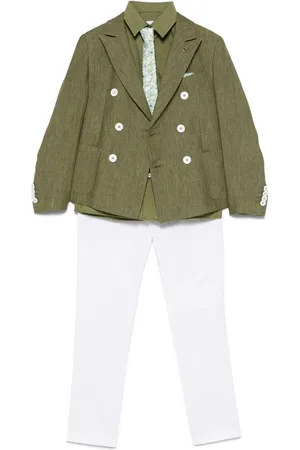 COLORICHIARI Traje de lino