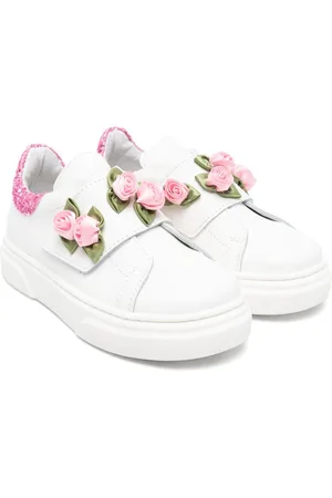 MONNALISA Zapatillas con aplique de rosa
