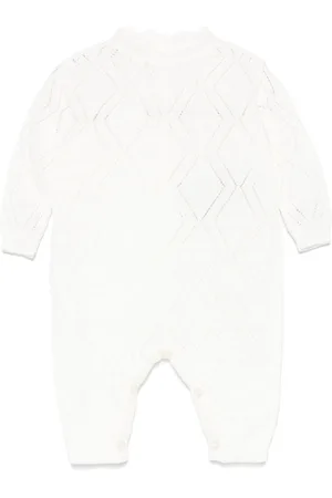 Elisabetta Franchi Pelele con logo en jacquard