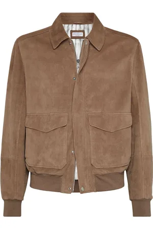 Brunello Cucinelli Chaqueta estilo aviador