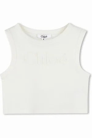 Chloé Top con logo bordado