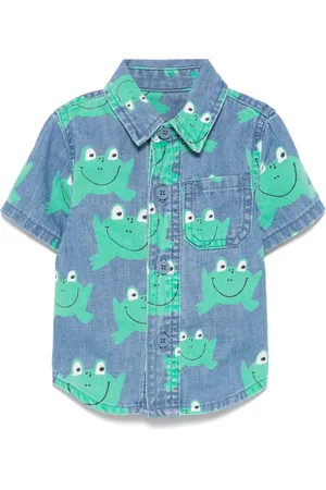 Stella McCartney Camisa con rana estampada