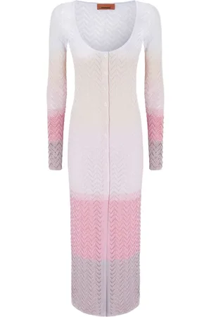 Missoni Cárdigan largo de punto chevron