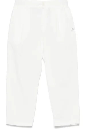 DOUUOD KIDS Pantalones con logo estampado