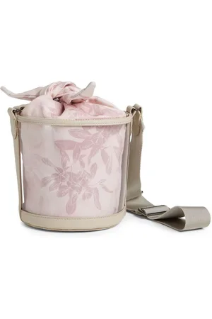 Brunello Cucinelli Bolso bombonera con motivo floral