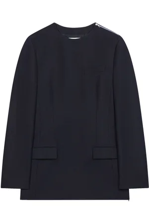 DRIES VAN NOTEN Blazer tipo túnica sin cuello