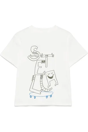 Stella McCartney Camiseta con estampado gráfico