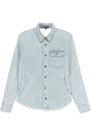 James Perse Sobrecamisa vaquera con pelo