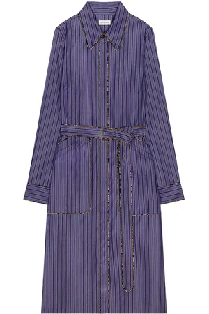 DRIES VAN NOTEN Vestido camisero con cinturón